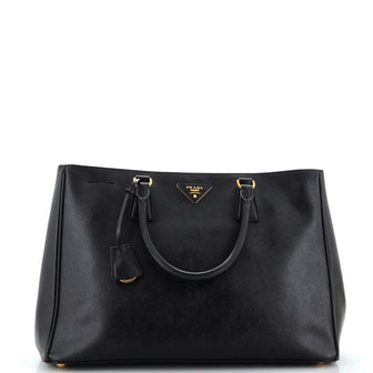 Prada Double Zip Lux Tote Saffiano Leather Large