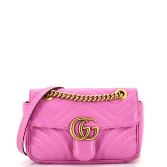 Gucci GG Marmont Flap Bag Matelasse Leather Mini