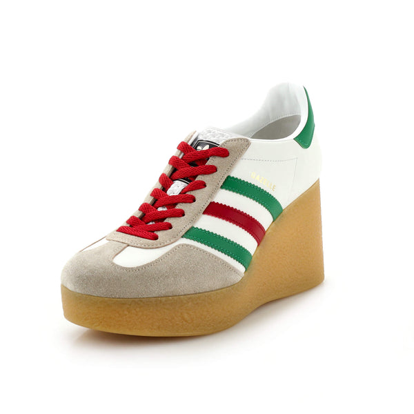 Gucci x Adidas Women's Gazelle Wedge Sneakers Leather with Rubber 277519