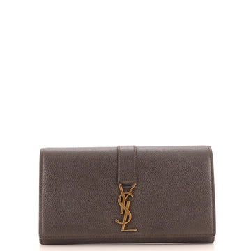 Saint Laurent Monogram Continental Wallet Leather