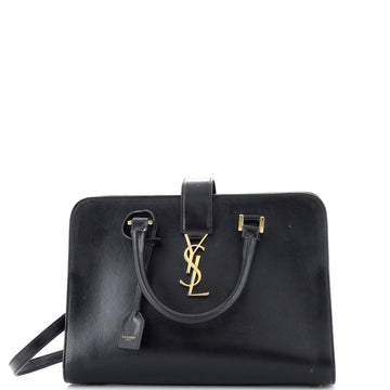 Saint Laurent Monogram Cabas Leather Small