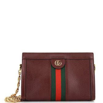 Gucci Ophidia Chain Shoulder Bag Leather Small