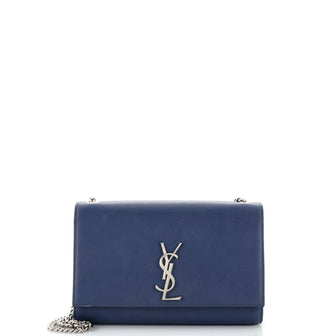 Saint Laurent Classic Monogram Crossbody Bag Grainy Leather Medium