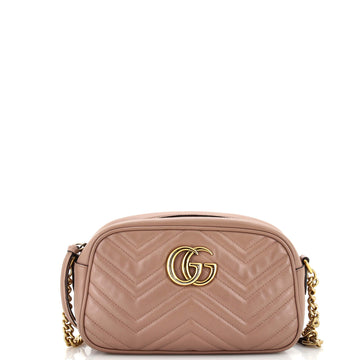 Gucci GG Marmont Shoulder Bag Matelasse Leather Small