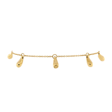 Tiffany & Co. Elsa Peretti 5 Teardrop Bracelet 18K Yellow Gold