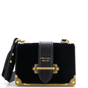 Prada Cahier Crossbody Bag Velvet Small