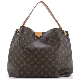 Louis Vuitton Graceful Handbag Monogram Canvas MM