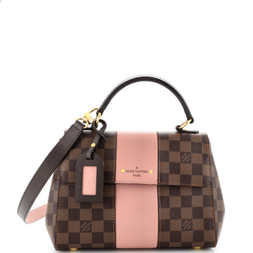 Louis Vuitton Bond Street Handbag Damier with Leather BB