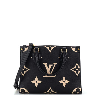 Louis Vuitton OnTheGo Tote Bicolor Monogram Empreinte Giant PM