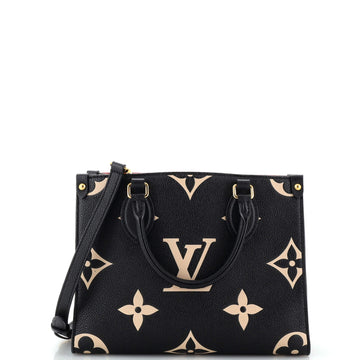 Louis Vuitton OnTheGo Tote Bicolor Monogram Empreinte Giant PM