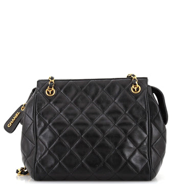 Chanel Vintage Chain Tote Quilted Lambskin Small