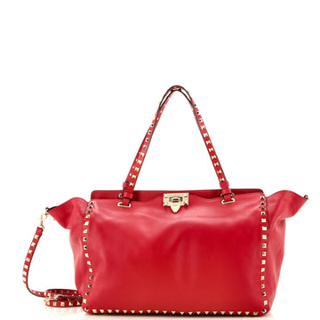 Valentino Garavani Rockstud Tote Soft Leather Medium