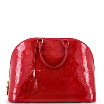 Louis Vuitton Alma Handbag Monogram Vernis GM
