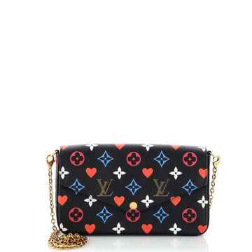 Louis Vuitton Felicie Pochette Limited Edition Game On Multicolor Monogram