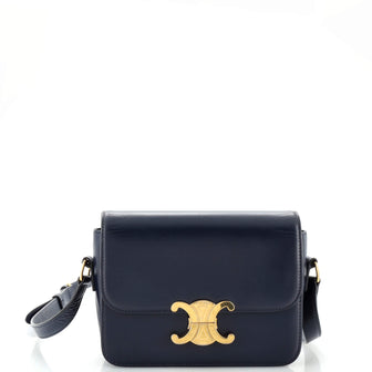 Celine Triomphe Shoulder Bag Smooth Calfskin Teen