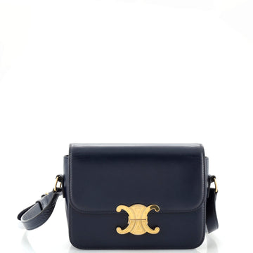 Celine Triomphe Shoulder Bag Smooth Calfskin Teen