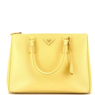 Prada Galleria Double Zip Tote Saffiano Leather Medium