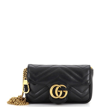 Gucci GG Marmont Flap Bag Matelasse Leather Super Mini