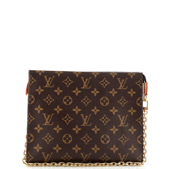 Louis Vuitton Toiletry Pouch on Chain Monogram Canvas