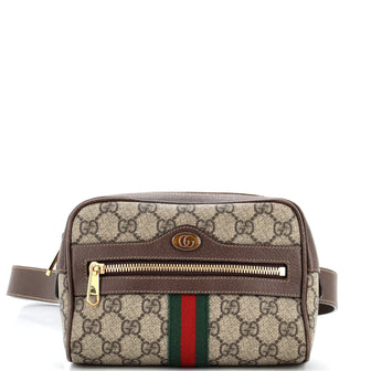 Gucci Ophidia Belt Bag GG Coated Canvas Mini