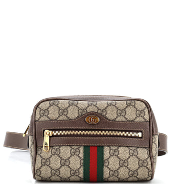 Gucci Ophidia Belt Bag GG Coated Canvas Mini