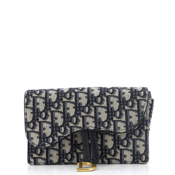 Christian Dior Saddle Rectangular Belt Bag Oblique Canvas