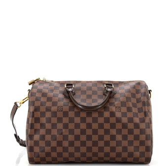 Louis Vuitton Speedy Bandouliere Bag Damier 35