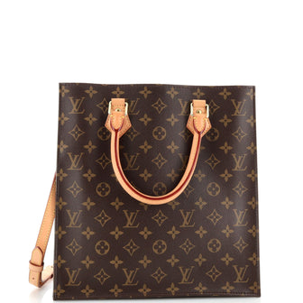 Louis Vuitton Sac Plat Bag Monogram Canvas PM Brown 2778651