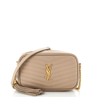 Saint Laurent Lou Camera Bag Matelasse Chevron Leather Mini