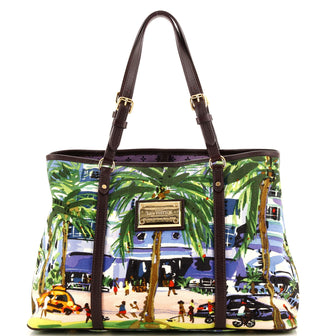 Louis Vuitton Ailleurs Cabas Limited Edition Printed Canvas PM