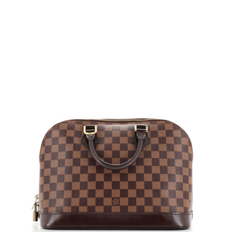 Louis Vuitton Vintage Alma Handbag Damier PM