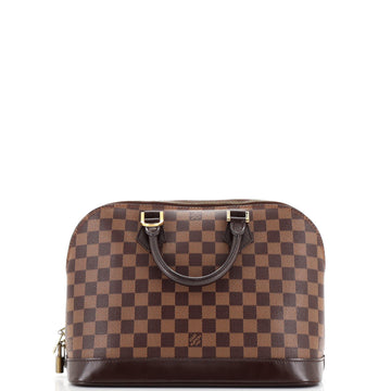 Louis Vuitton Vintage Alma Handbag Damier PM