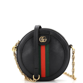 Gucci Ophidia Round Shoulder Bag Leather Mini