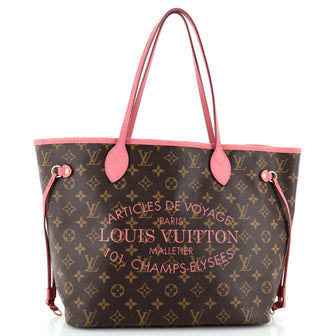 Louis Vuitton Neverfull Tote Limited Edition Ikat Monogram Canvas MM