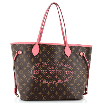 Louis Vuitton Neverfull Tote Limited Edition Ikat Monogram Canvas MM