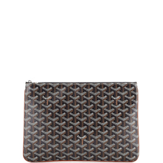 Goyard Senat Zip Pouch Coated Canvas MM