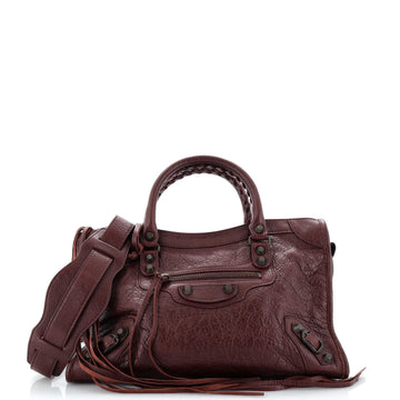 Balenciaga City Classic Studs Bag Leather Small