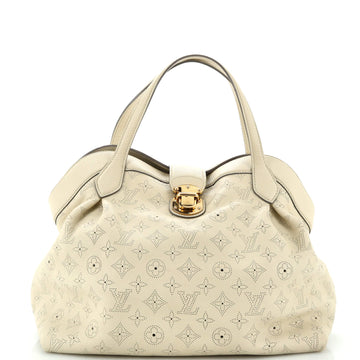 Louis Vuitton Cirrus Handbag Mahina Leather MM