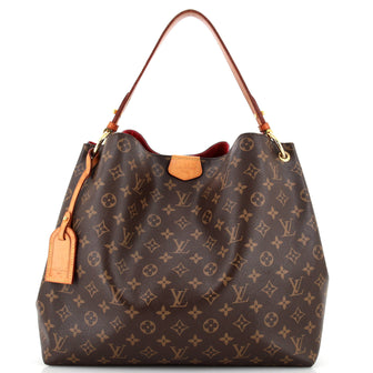 Louis Vuitton Graceful Handbag Monogram Canvas MM