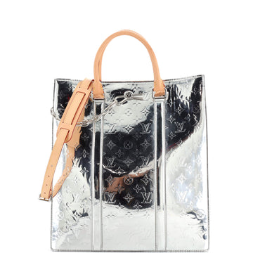 Louis Vuitton Sac Plat Bag Monogram Mirror Coated Canvas