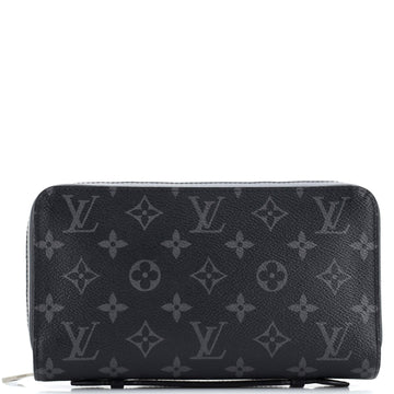 Louis Vuitton Zippy Wallet Monogram Eclipse Canvas XL