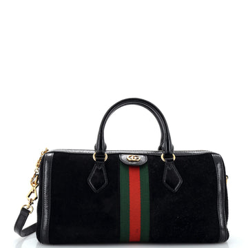 Gucci Ophidia Boston Bag Suede Medium