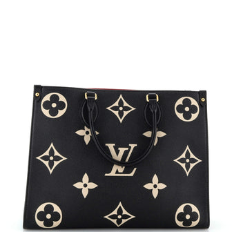 Louis Vuitton OnTheGo Tote Bicolor Monogram Empreinte Giant MM