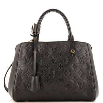 Louis Vuitton Montaigne Handbag Monogram Empreinte Leather BB