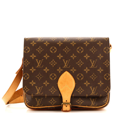 Louis Vuitton Cartouchiere Handbag Monogram Canvas GM