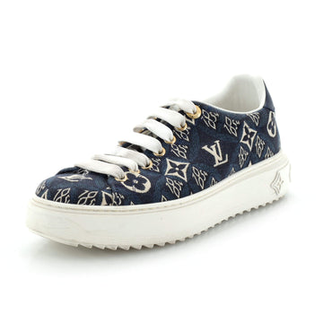 Louis Vuitton Women's Time Out Sneakers Limited Edition Since 1854 Monogram Jacquard