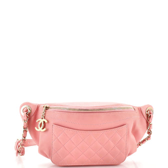 Chanel Bi Classic Waist Bag Quilted Lambskin