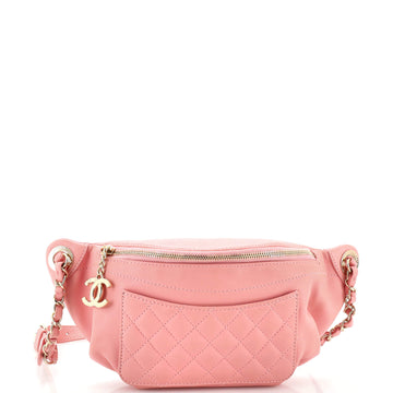 Chanel Bi Classic Waist Bag Quilted Lambskin