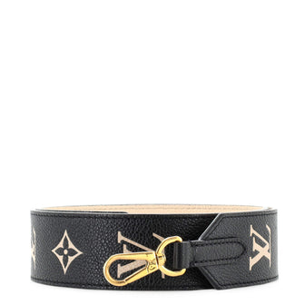 Louis Vuitton Bandouliere Shoulder Strap Bicolor Monogram Empreinte Giant