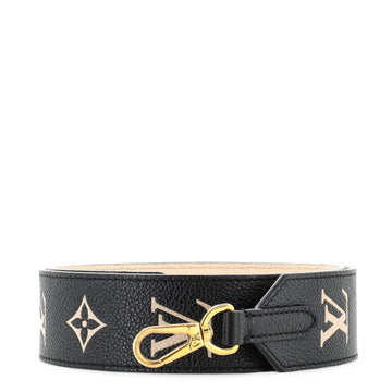 Louis Vuitton Bandouliere Shoulder Strap Bicolor Monogram Empreinte Giant